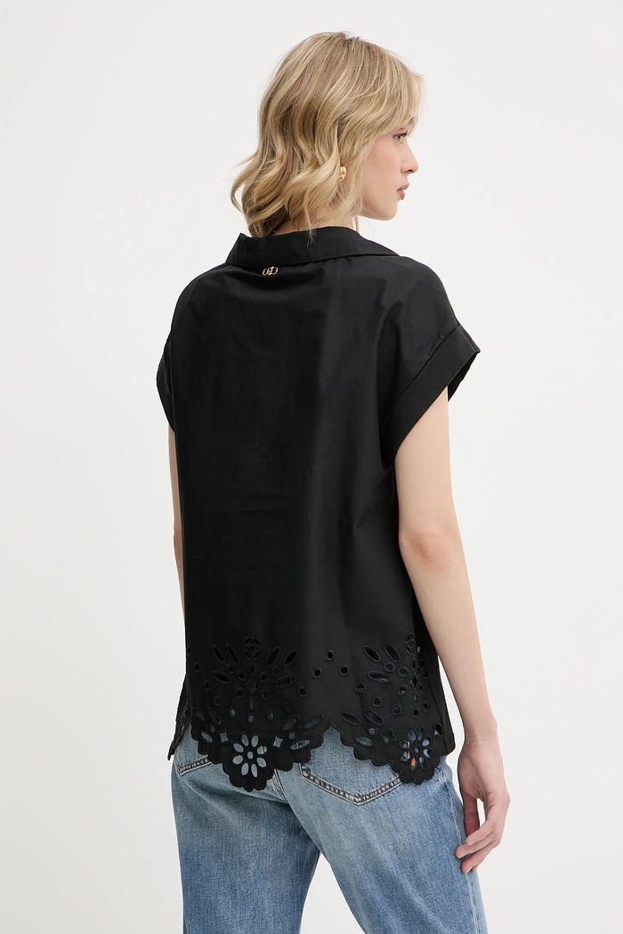 Îmbrăcăminte Liu Jo tricou din bumbac WA5167.T4853 negru