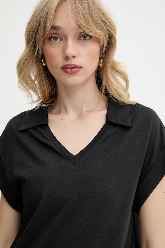 Liu Jo tricou din bumbac WA5167.T4853 negru