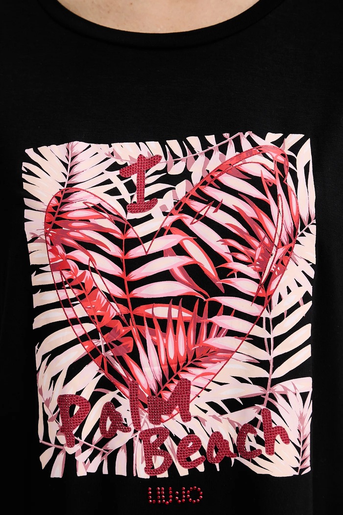 Liu Jo t-shirt VA5155.JS360 fekete