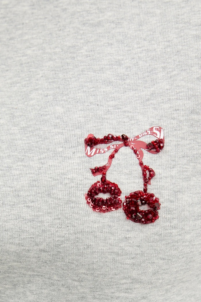 T-shirt Miss Sixty szary 6S2SJ19500