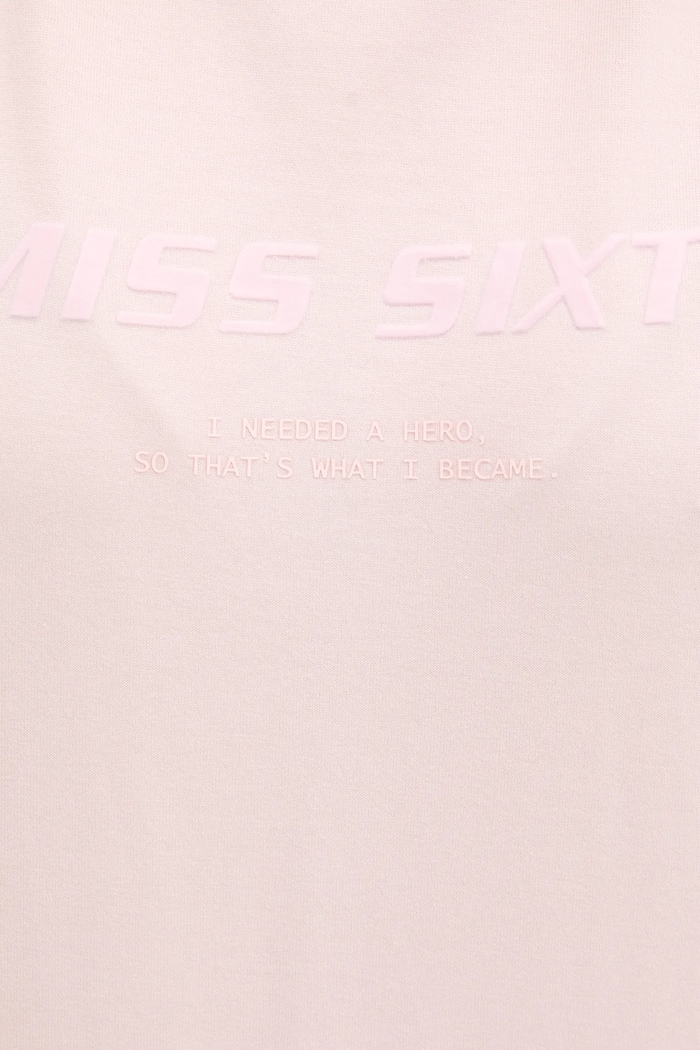 Miss Sixty t-shirt bawełniany 6S2SJ76100 różowy