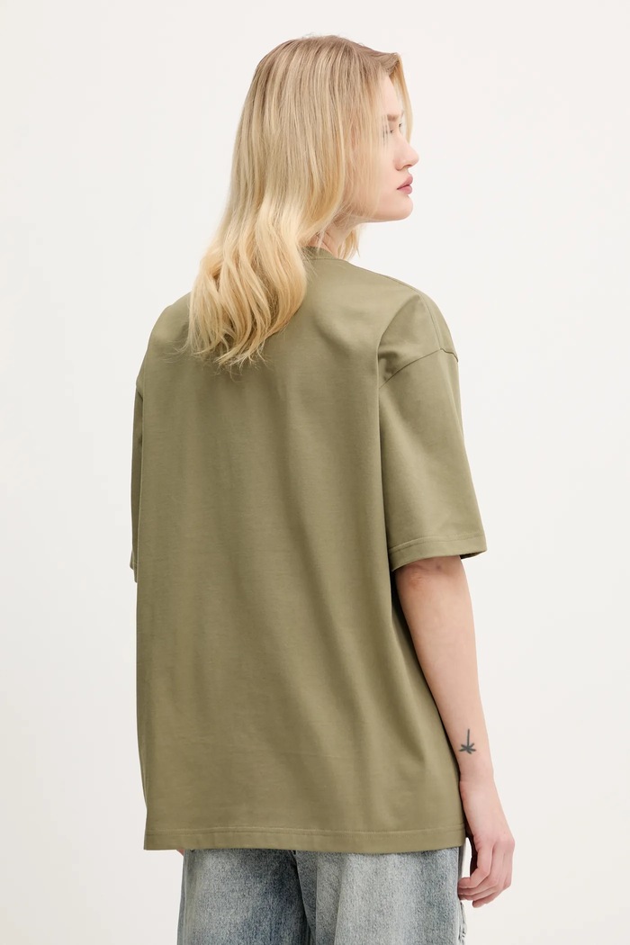 Odzież Miss Sixty T-shirt bawełniany 6S2SJ76100 zielony