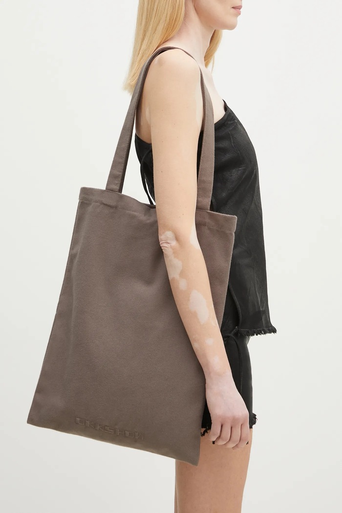 Хлопковый топ Rick Owens Taco Top DS01E3130.SCF