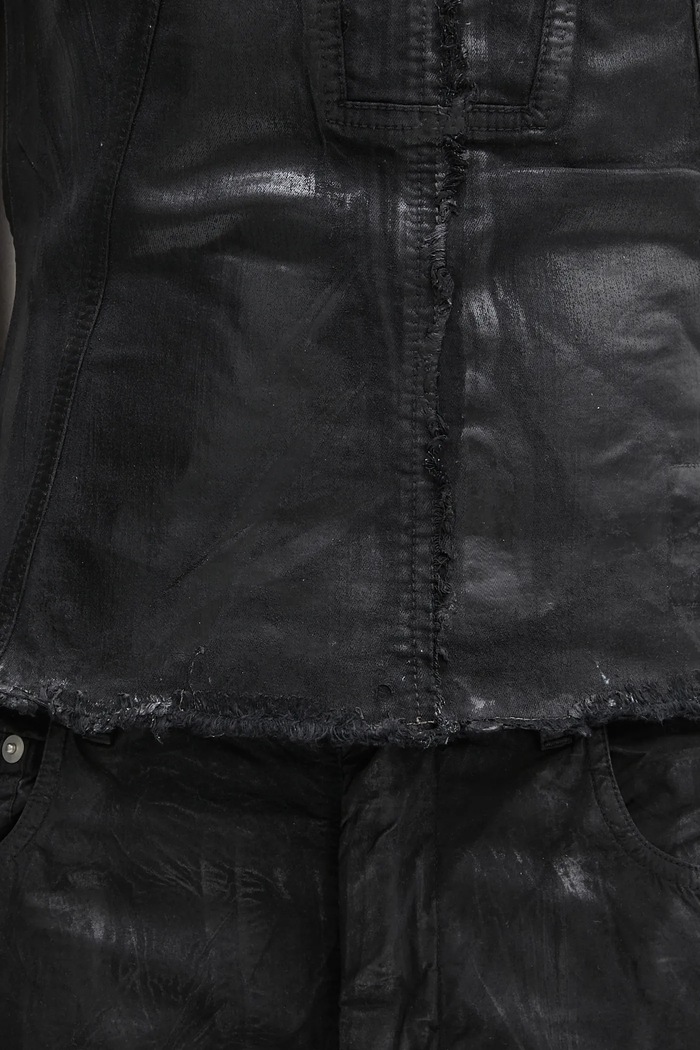 Top Rick Owens DRKSHDW Bustier Top DS01E3127.SCF crna
