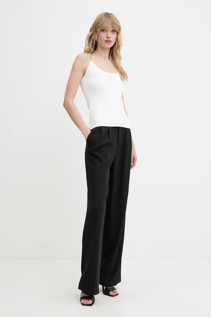 Karl Lagerfeld Top A2W18017 alb SS25