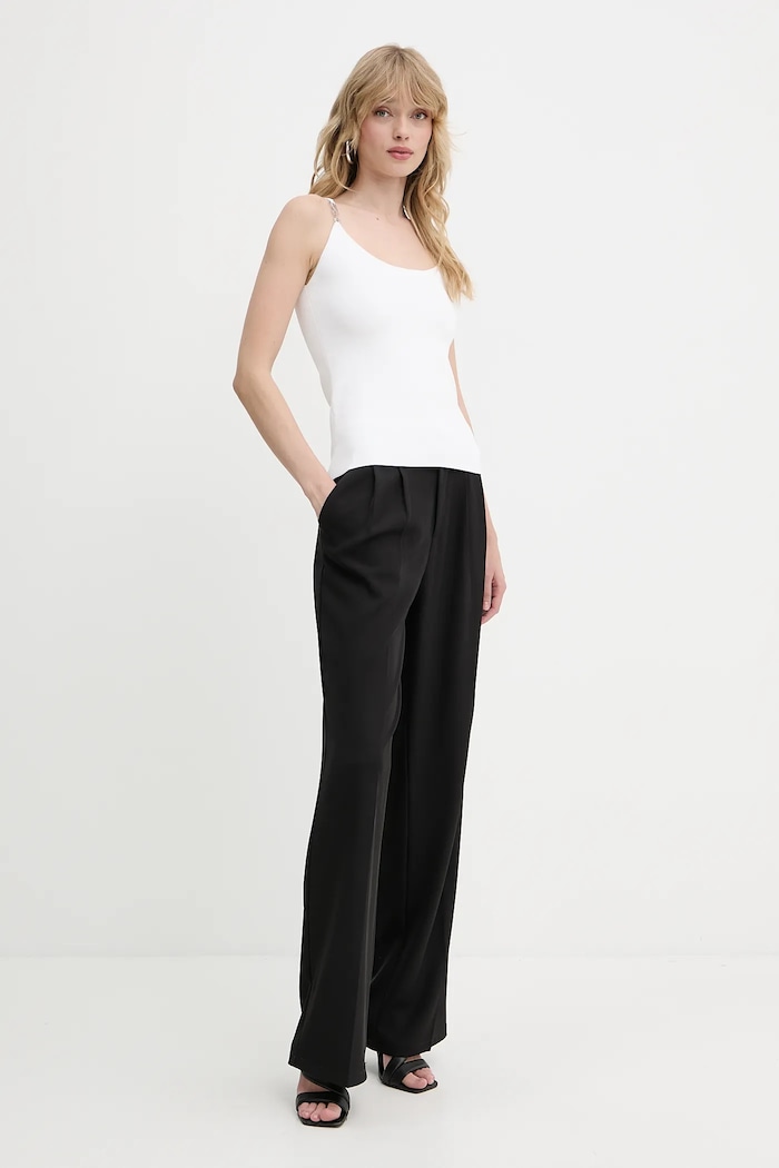 Karl Lagerfeld Top A2W18017 alb SS25