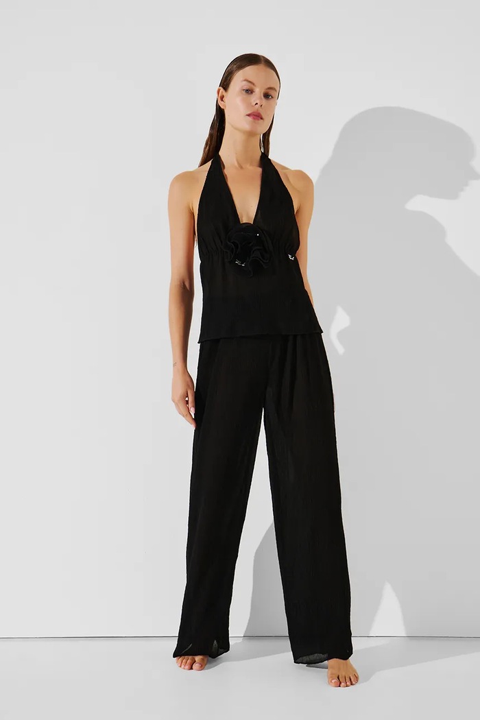 Top Karl Lagerfeld črna A2W46007