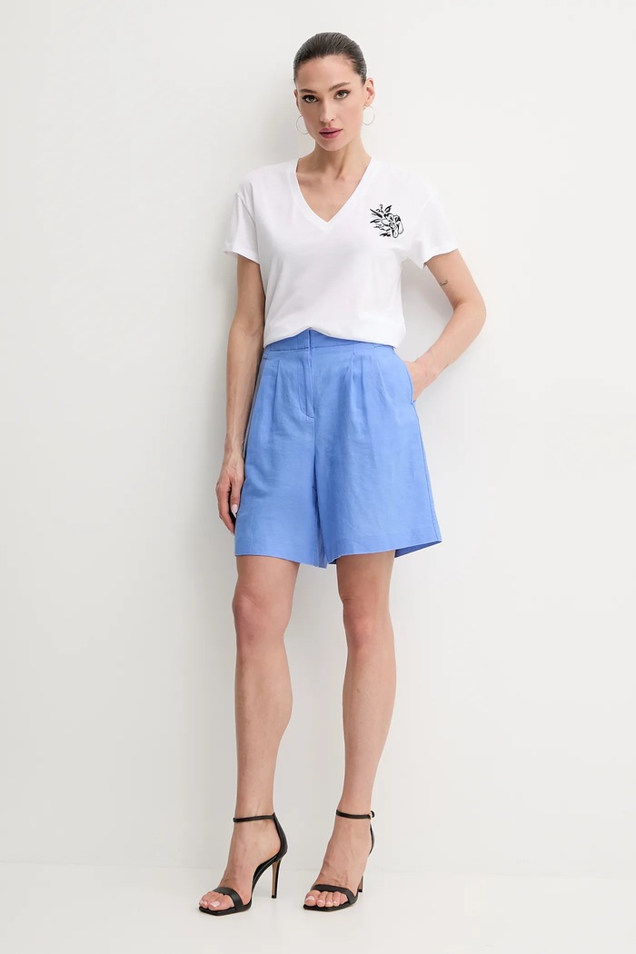 Тениска Karl Lagerfeld A2W17059 бял SS25