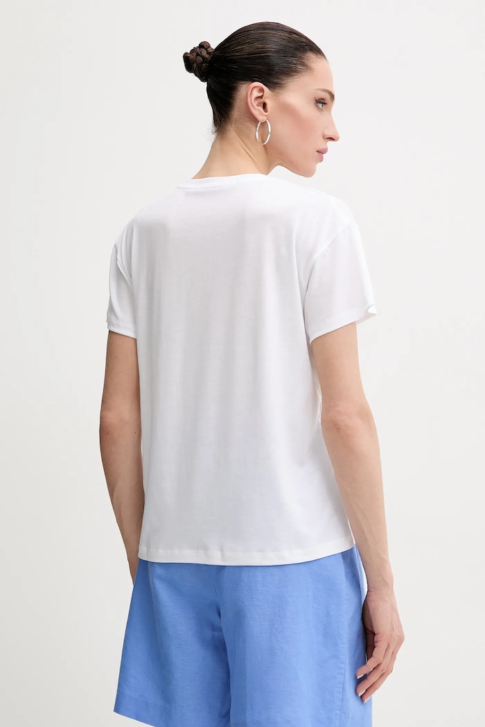 Дрехи Тениска Karl Lagerfeld A2W17059 бял