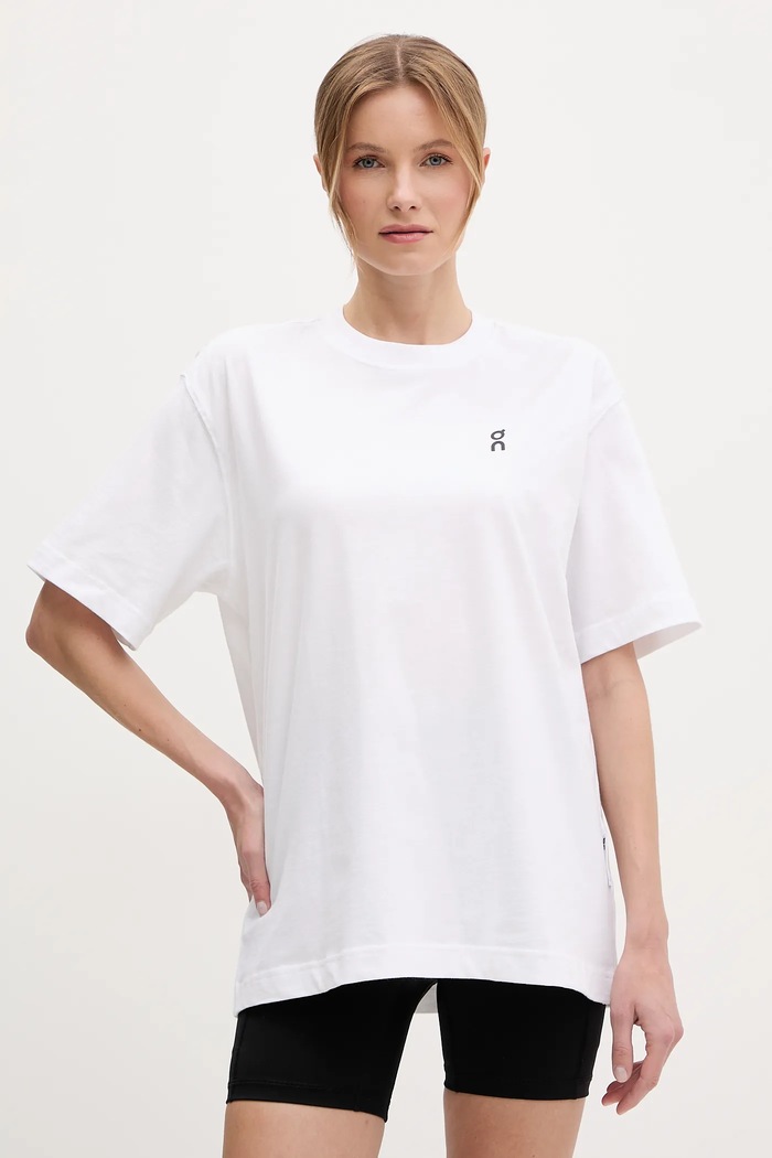 On tricou Club uni alb 1WE10060069