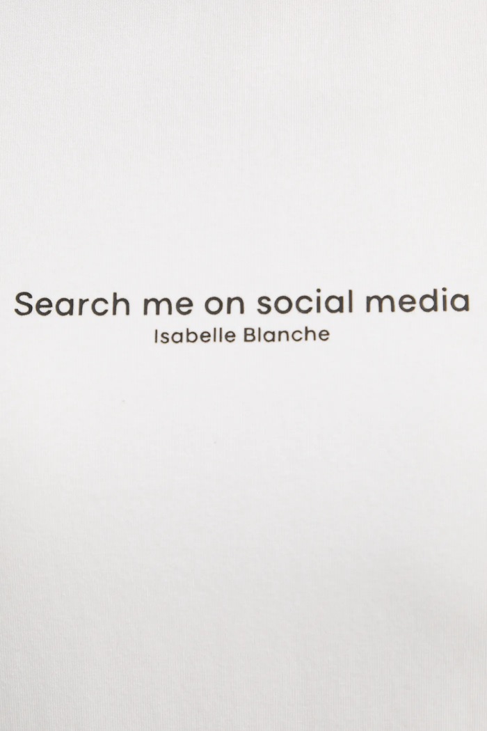 ISABELLE BLANCHE tricou IS25SS.T153.T013 alb