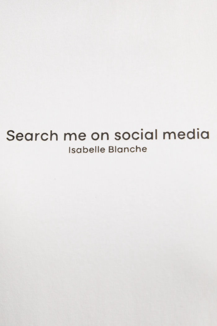 ISABELLE BLANCHE tricou IS25SS.T153.T013 alb