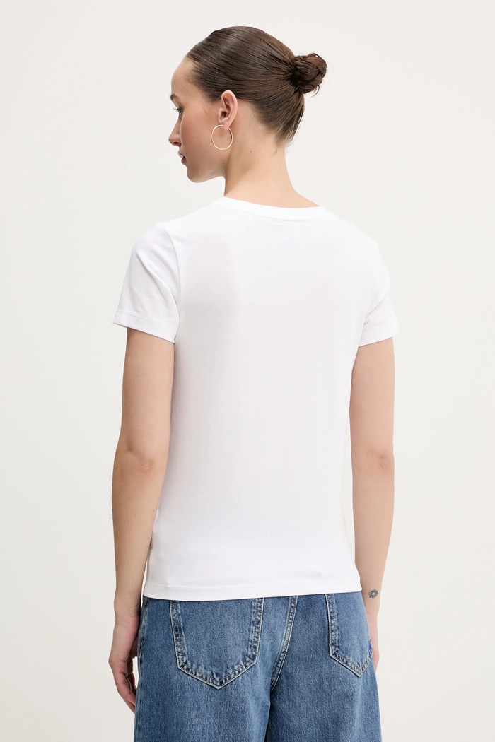 Odzież Guess Jeans t-shirt W5GI24.J1314 biały