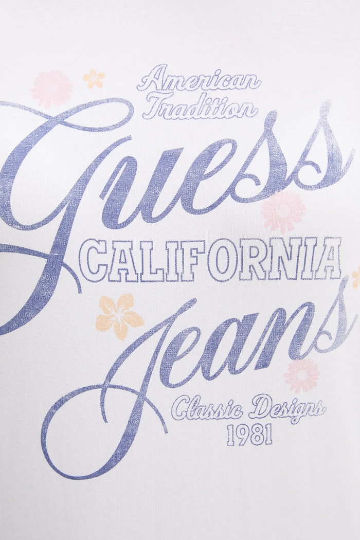 Guess Jeans t-shirt biały W5GI24.J1314