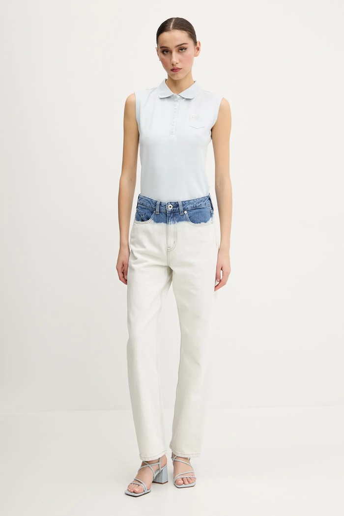 Top Guess Jeans W5GP24.KCYR1 modrá SS25
