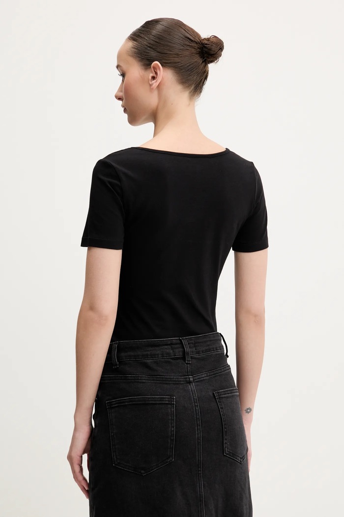 Дрехи Тениска Guess Jeans W5GP25.J1314 черен