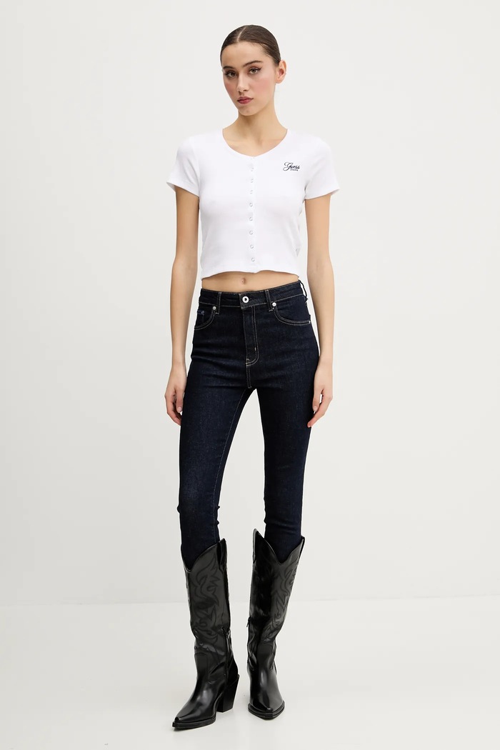 Guess Jeans t-shirt W5GP27.KA0H1 bianco SS25