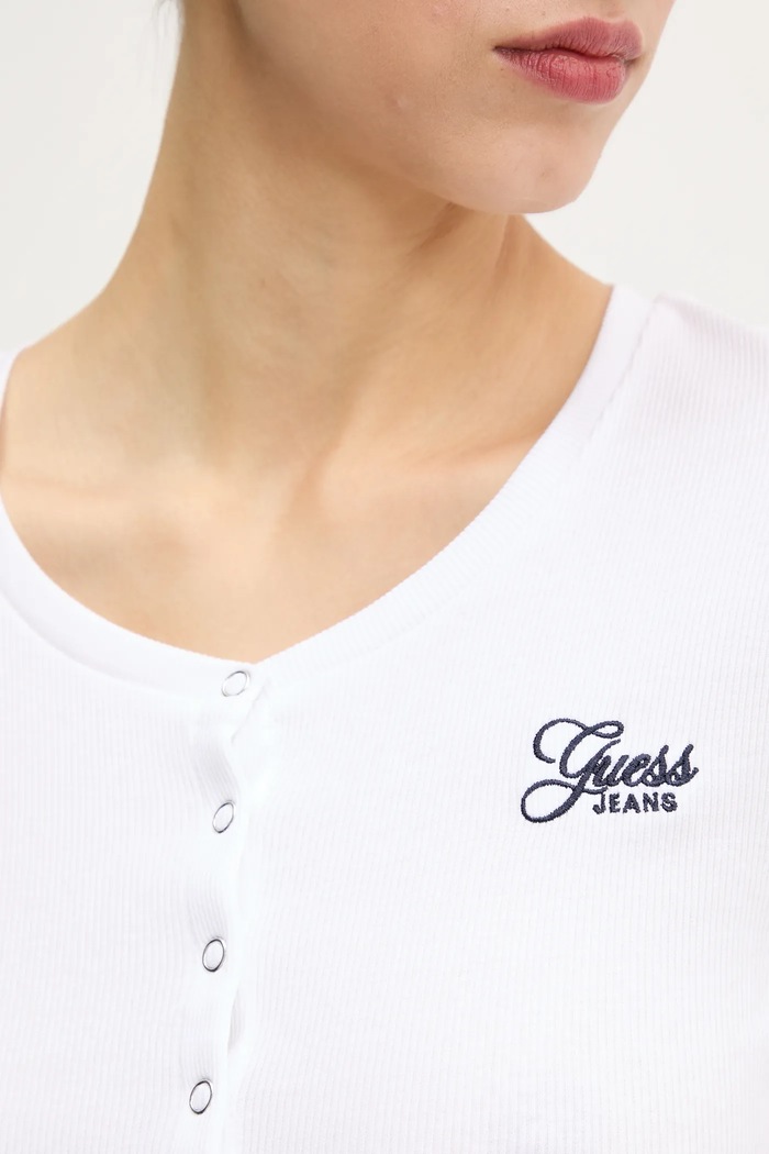 Guess Jeans t-shirt W5GP27.KA0H1 bianco