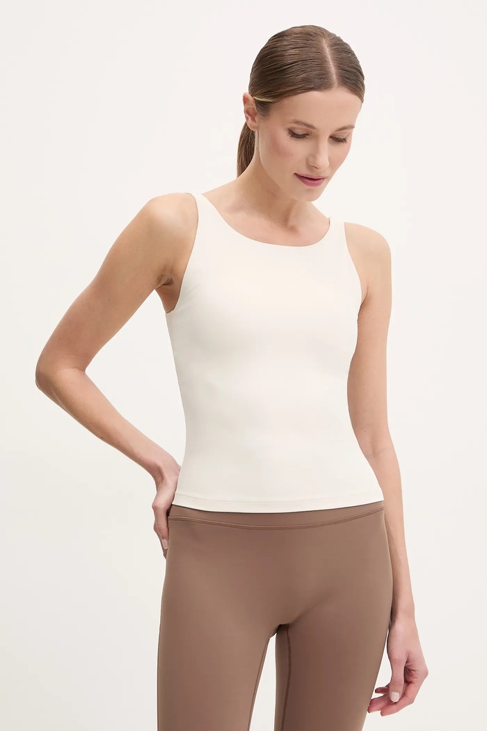 JOYINME top de yoga Release uni bej Koszulka.Release