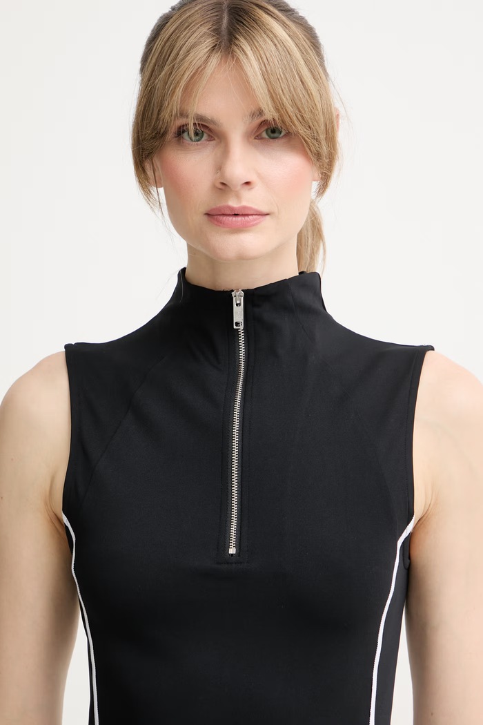 P.E Nation top treningowy damski Routine czarny 251W086
