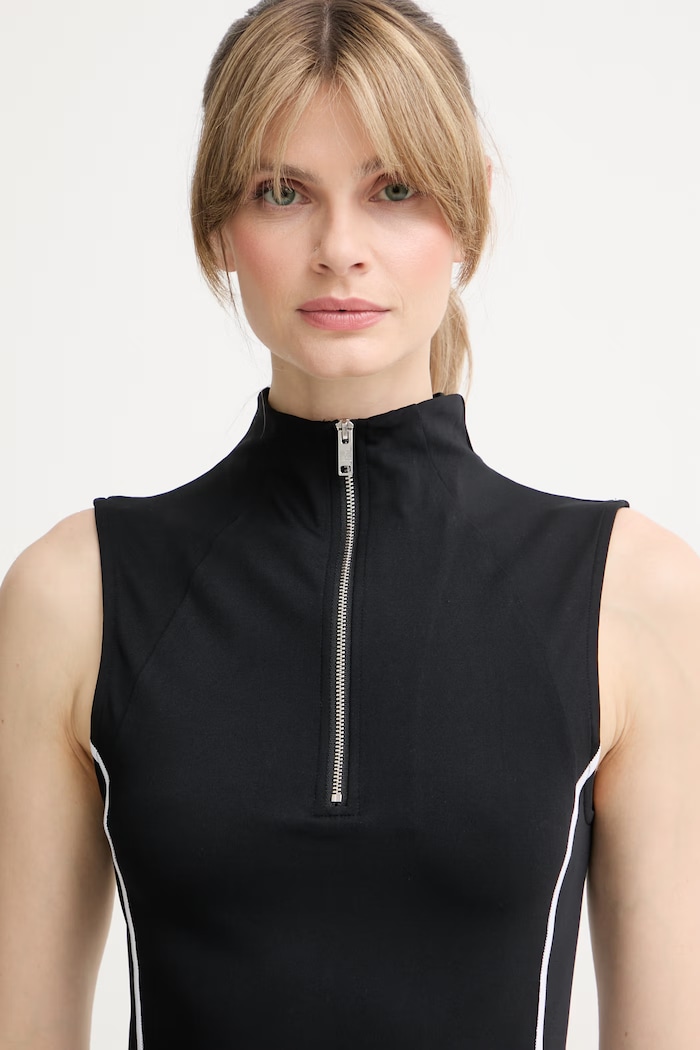 P.E Nation top treningowy damski Routine czarny 251W086
