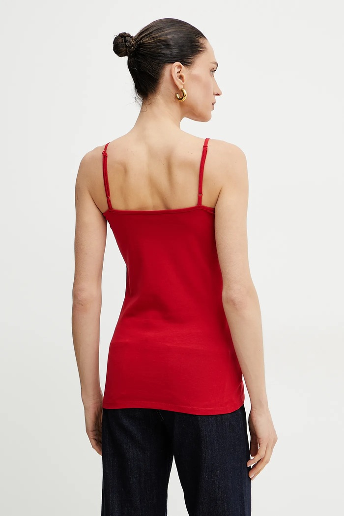 Morgan top pentru femei BASIC BASIC rosu AW25