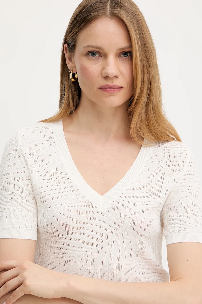 Morgan t-shirt MPALM beżowy MPALM