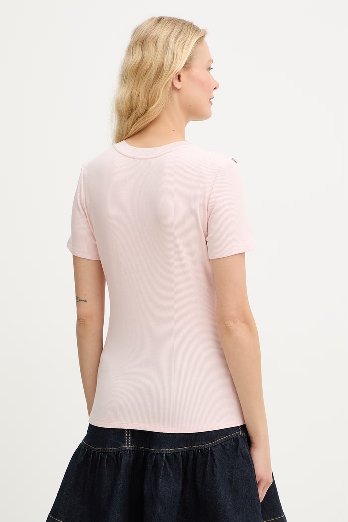Ρούχα Morgan t-shirt γυναικείο DOMANI DOMANI ροζ