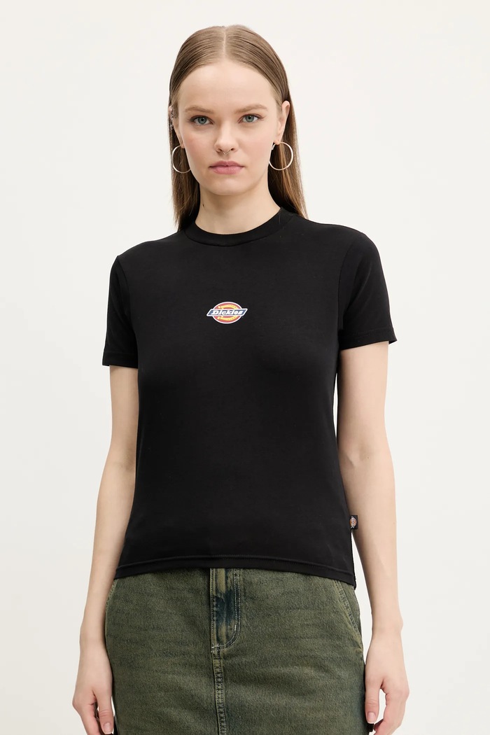Tričko Dickies slim čierna DK0A4ZAOBLK1