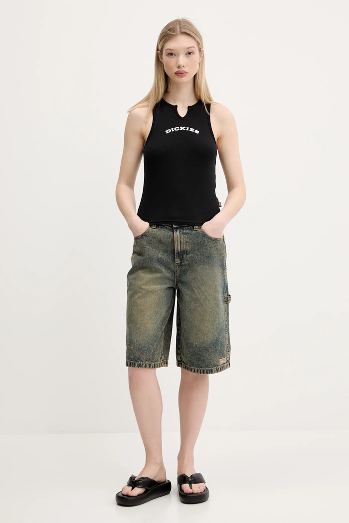 Top Dickies DK0A8677BLK1 čierna SS25