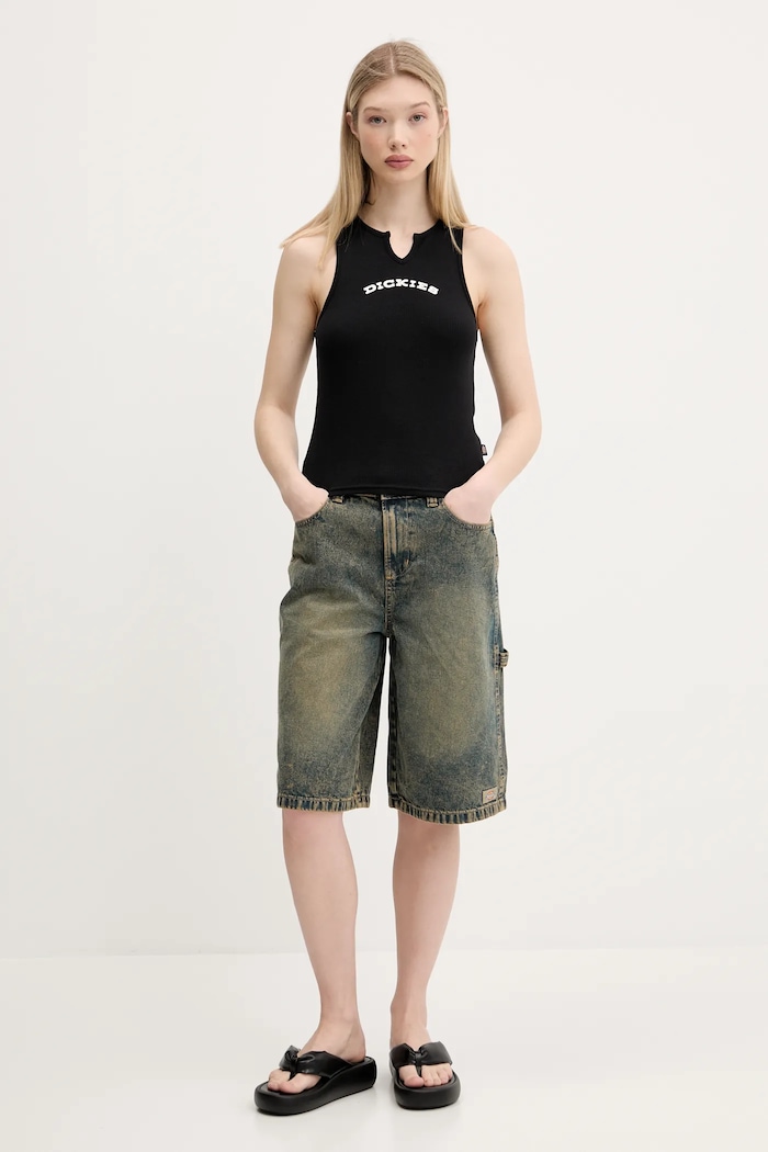 Top Dickies DK0A8677BLK1 čierna SS25