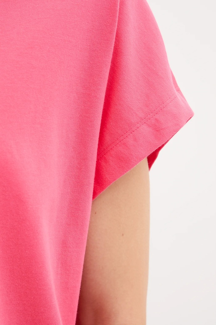 United Colors of Benetton T-shirt damski bawełniany 3096D1071 różowy