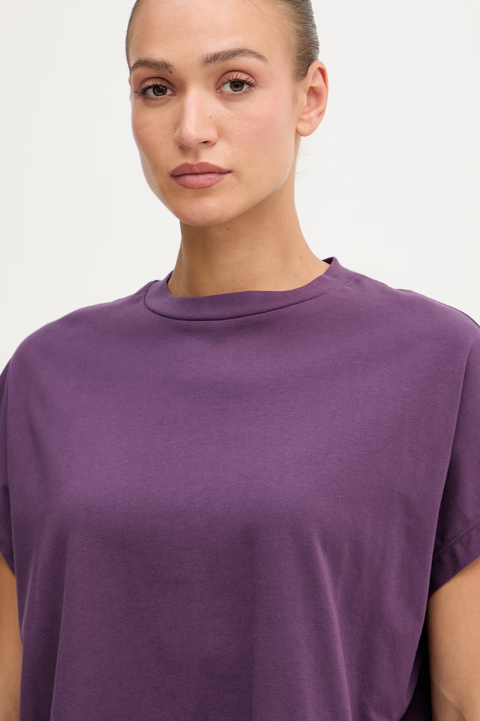 United Colors of Benetton kratka majica ženska bombažna vijolična 3096D1071