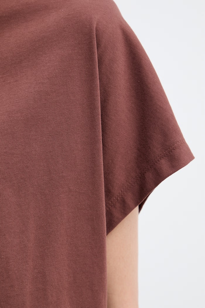 United Colors of Benetton tričko dámske bavlnené 3096D1071 hnedá