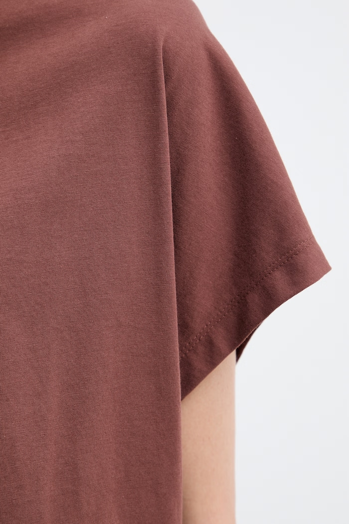 United Colors of Benetton tričko dámske bavlnené 3096D1071 hnedá