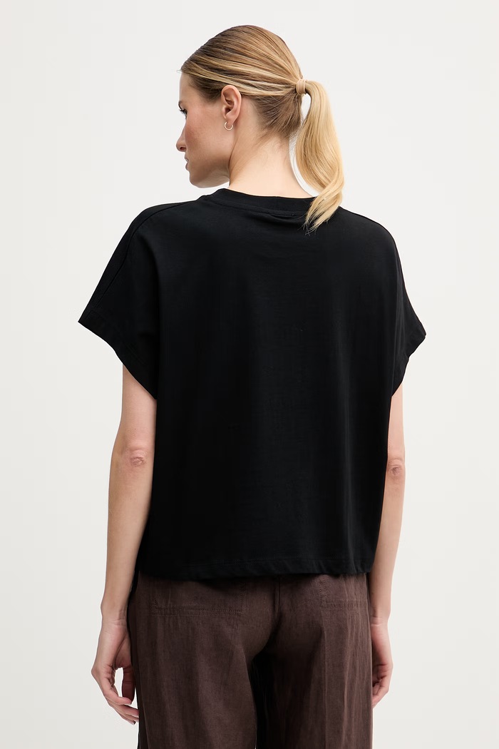 Oblečenie United Colors of Benetton tričko dámske bavlnené 3096D1071 čierna