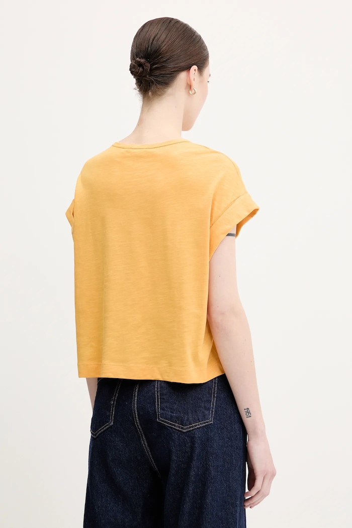 Abbigliamento United Colors of Benetton t-shirt 3KMTD10A9 giallo