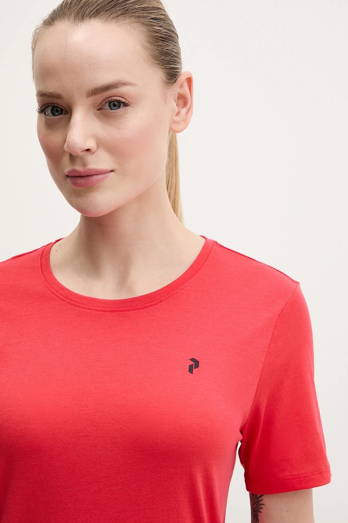 Odzież Peak Performance t-shirt G79742 czerwony