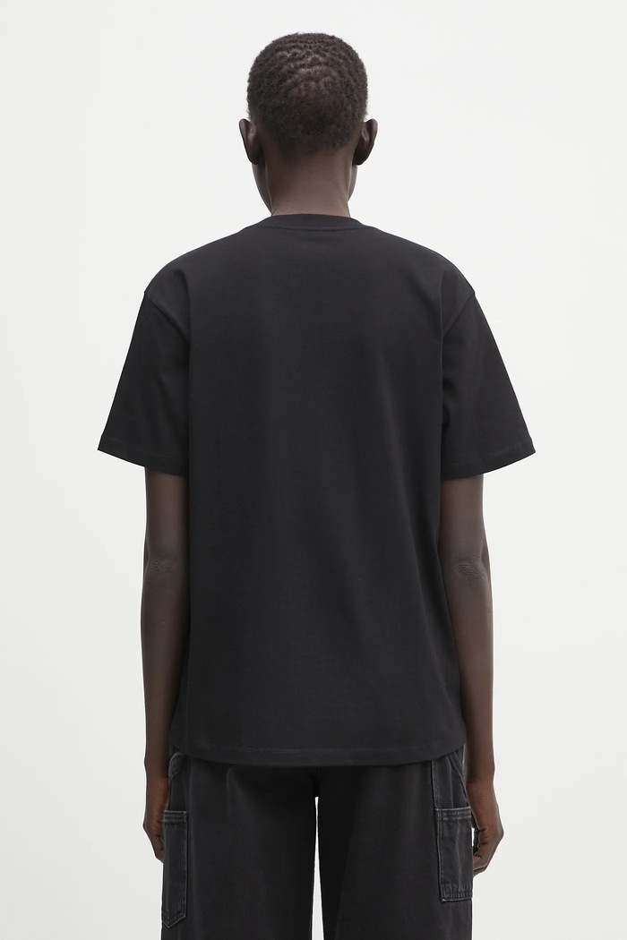 Clothing Carhartt WIP cotton t-shirt S/S Pocket Heart T-Shirt I032180.1V2XX black