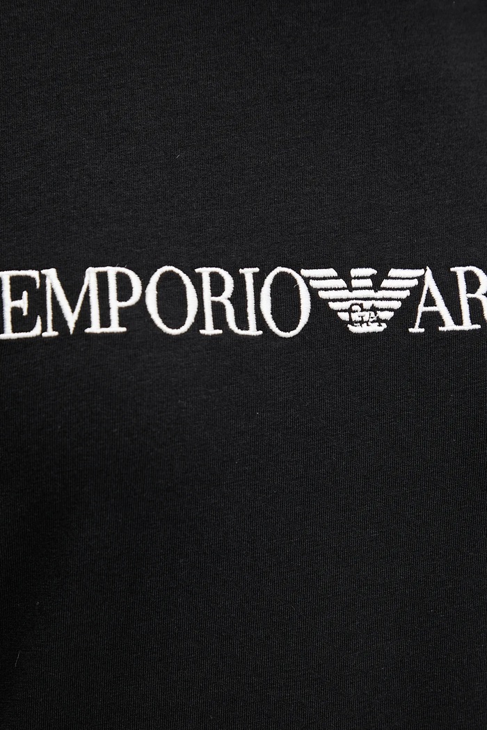 Emporio Armani Underwear póló otthoni viseletre fekete EW000408.AF10881
