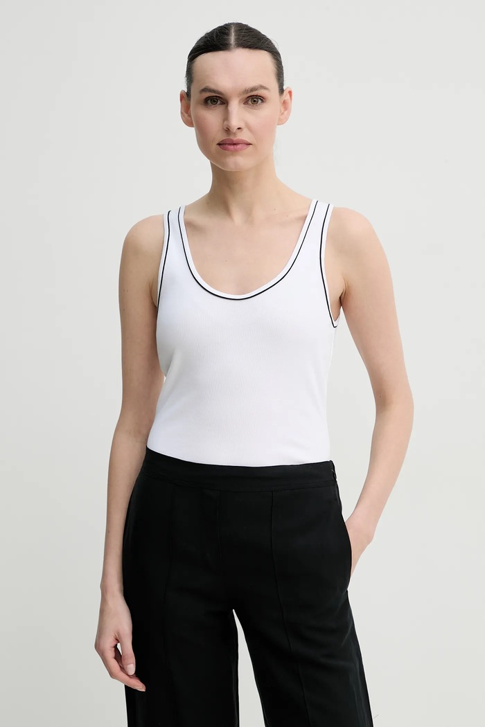 Theory top uni alb P0124511