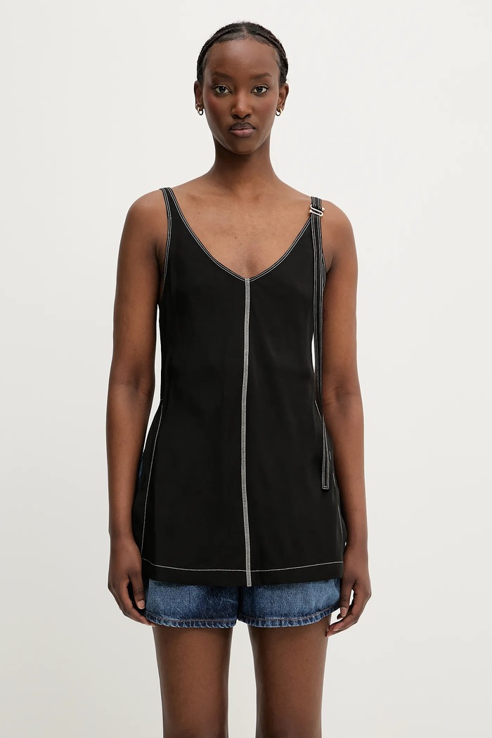 Sportmax top Waser regolare nero 2512161032600