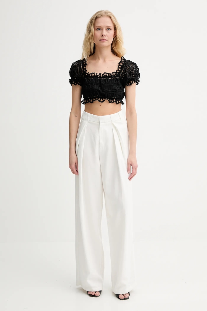 Ermanno Scervino LIFE bluzka D464L607RXT czarny SS25