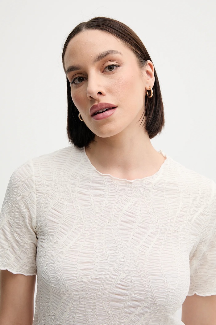 Majica kratkih rukava Pedro del Hierro bež 4539627