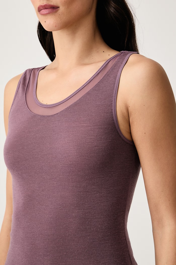 Top damski wełniany Femilet Chantelle FN1582 fioletowy