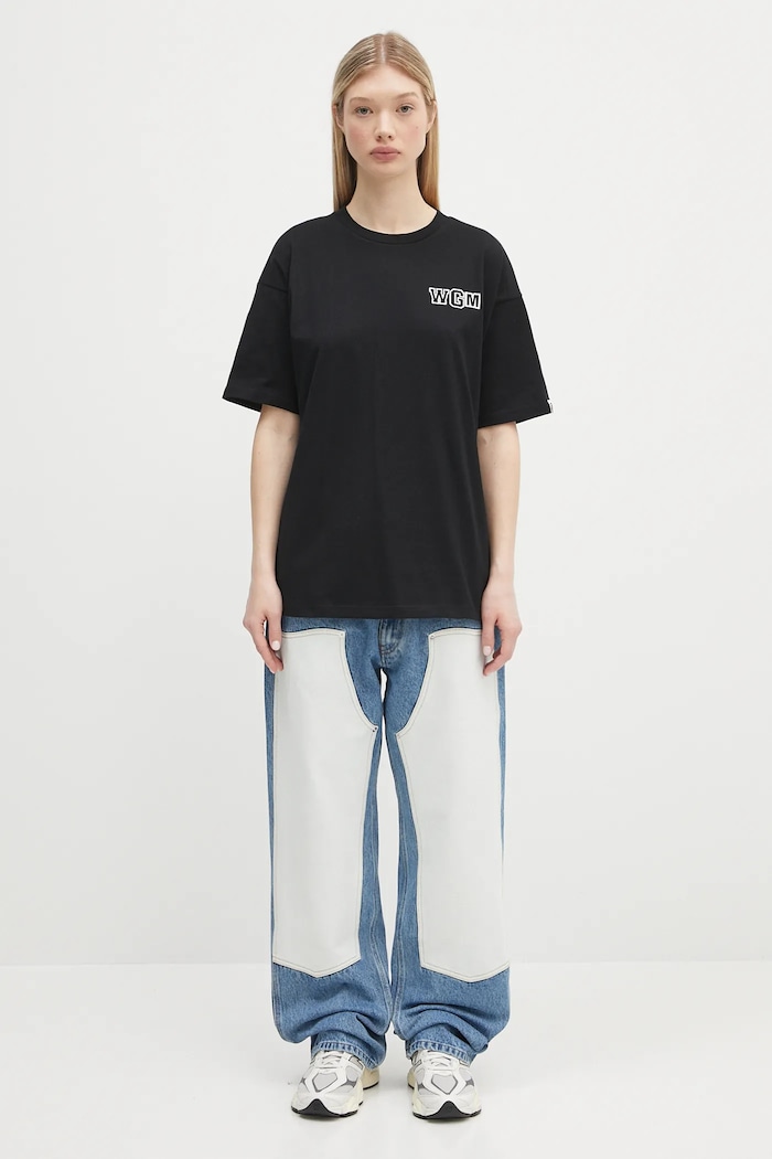 A Bathing Ape t-shirt in cotone Big Shark Oversized 1L30209009 nero