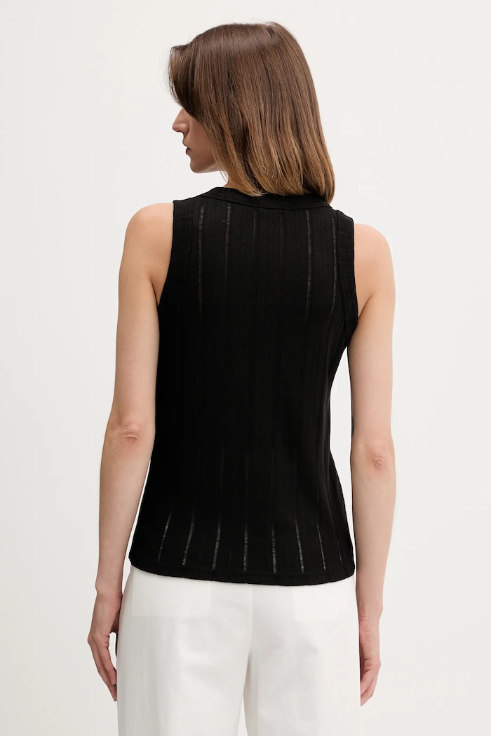 Îmbrăcăminte Sisley Top 31WELH00X negru