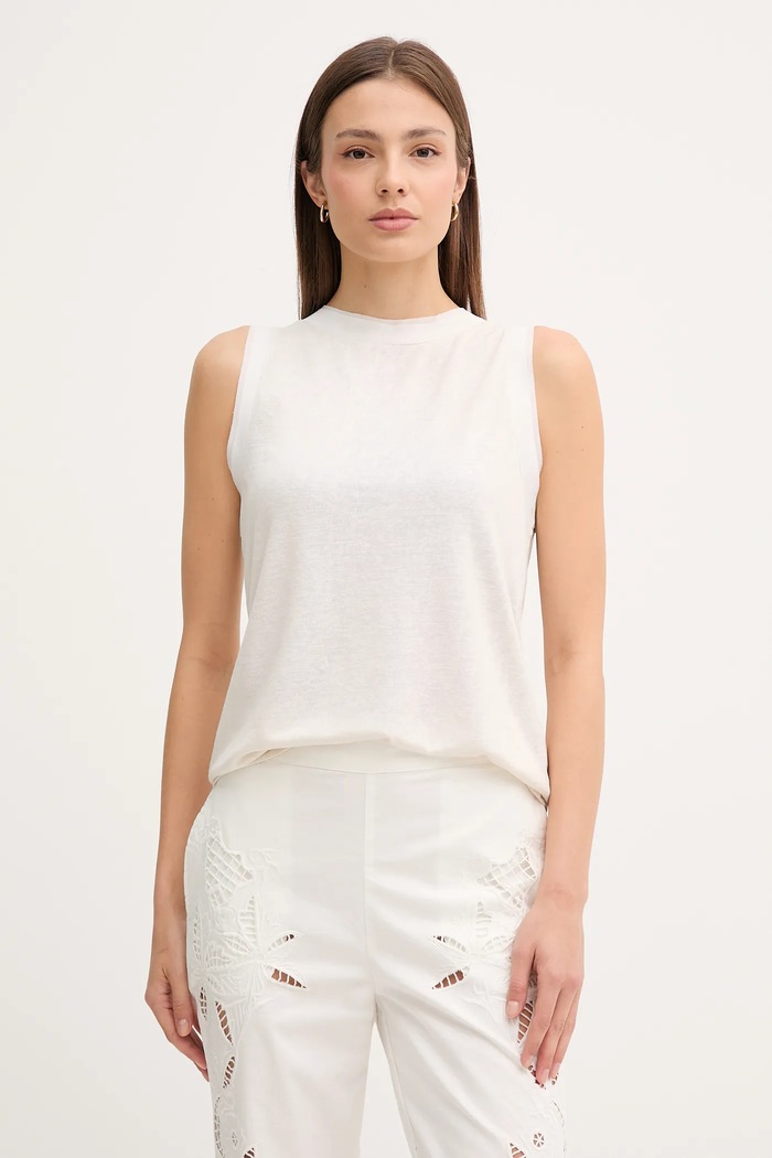 Sisley top uni bej 3TGBLH010