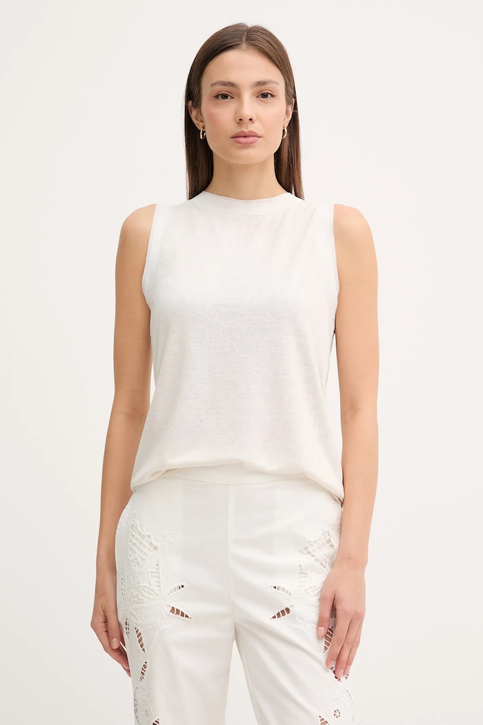 Sisley top uni bej 3TGBLH010