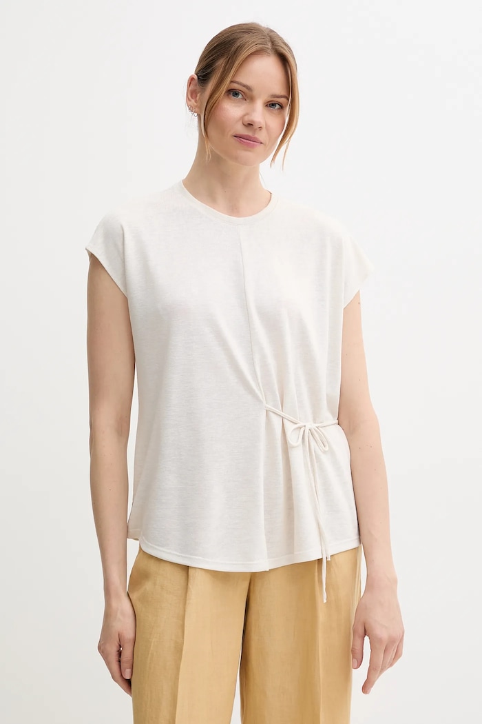 Sisley Tricou bej 3TGBL107D